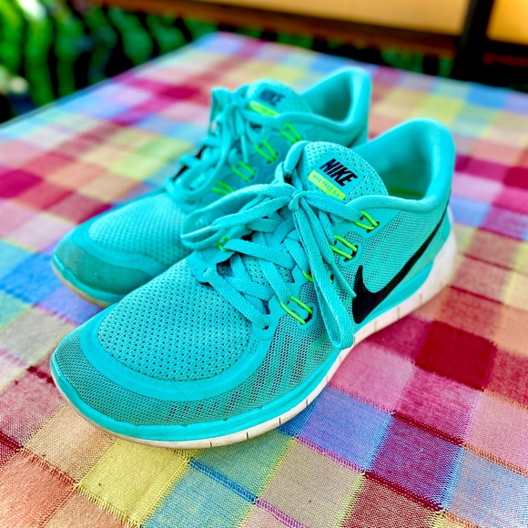 nike free 5.0 aqua